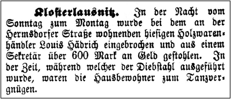 1893-05-08 Kl Einbruchsdiebstahl